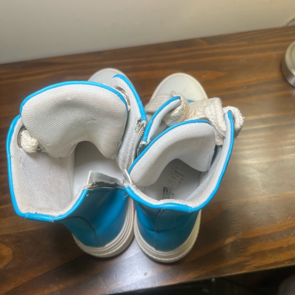 Cristian Zerotre Calipso 300 Blue/White Made In Italy Big Laces 6.5 - Picture 8 of 8